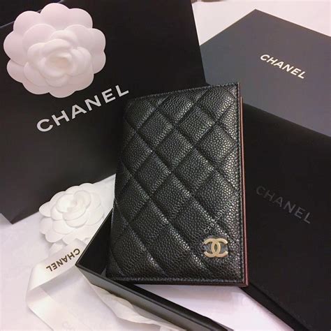 chanel passport wallet